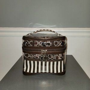 Henri Bendel 4-piece cosmetic case